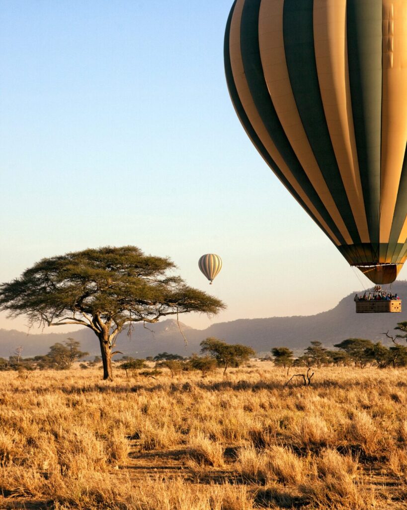 balloon ride tanzania